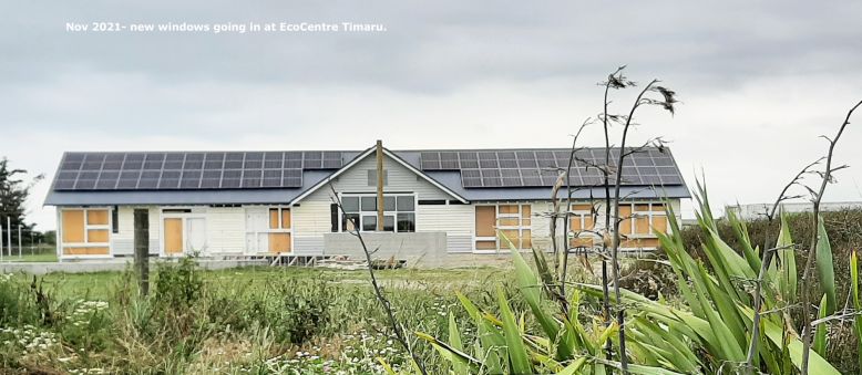 EcoCentre windows going in